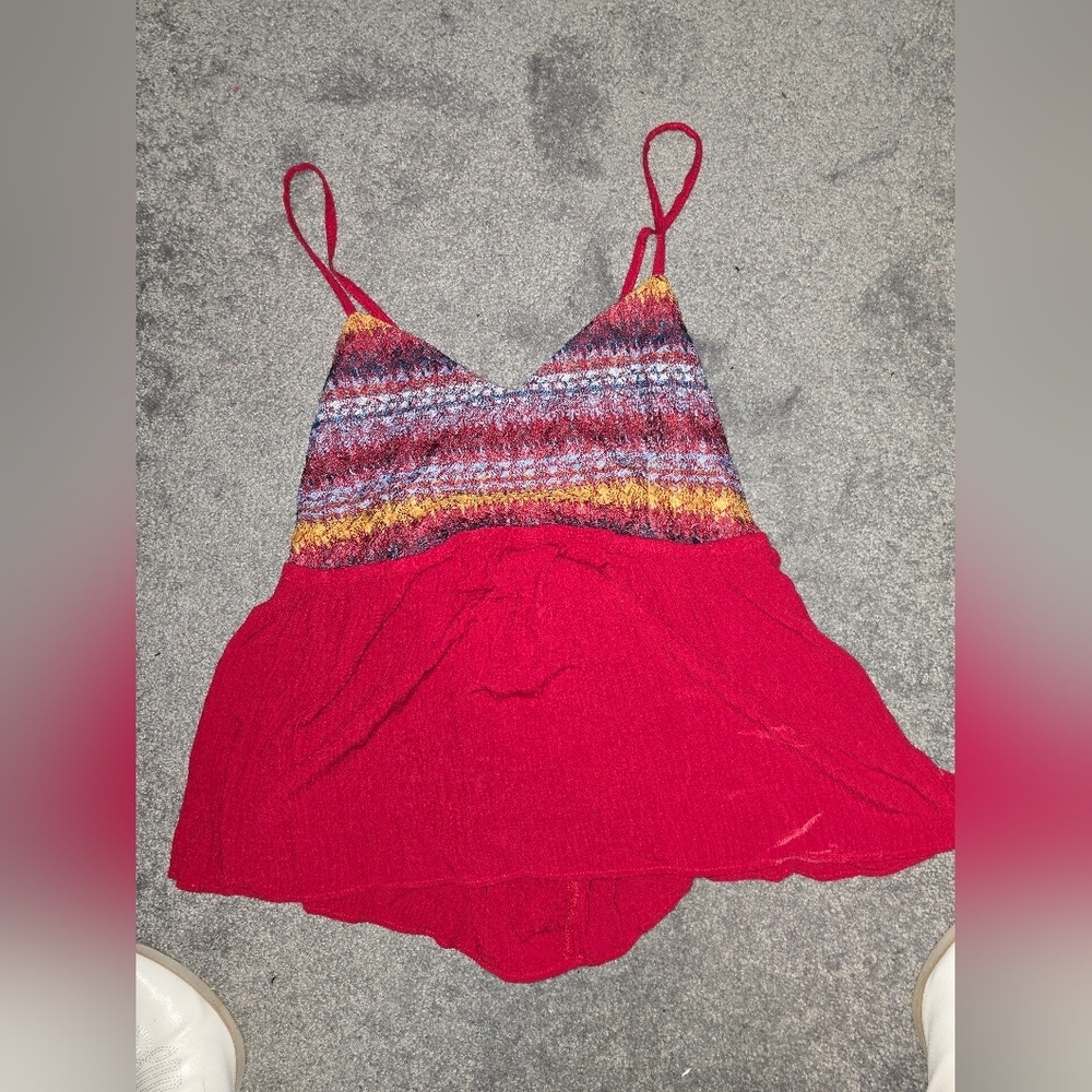 💋5/20 nobo red tank top xl